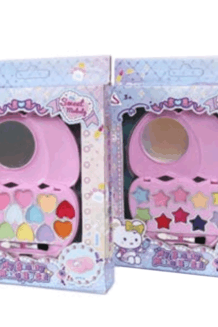 Petaca Maquillaje Corazón Estrella Niñas Belleza