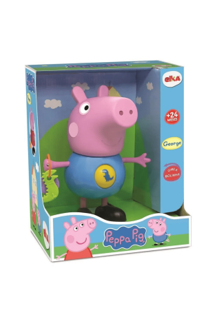 Peppa Pig George Muñeco de Goma Articulado 24cms Elka