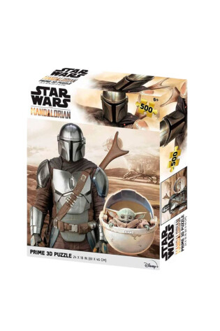 Star Wars Mandalorian Puzzle Rompecabezas 3d 500 Piezas