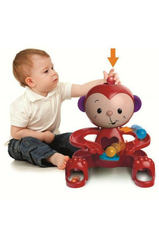 Mono con Actividades Lanzador de pelotas Bebe