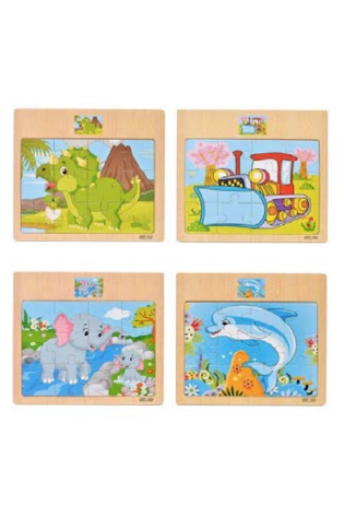 Puzzle Infantil 12 Piezas en Madera