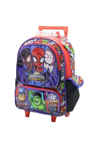 Mochila Spidey Super Hero 40cms con Carro Hombre Araña
