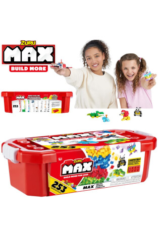Max Caja Creativa Bloques para armar 253 Piezas Zuru
