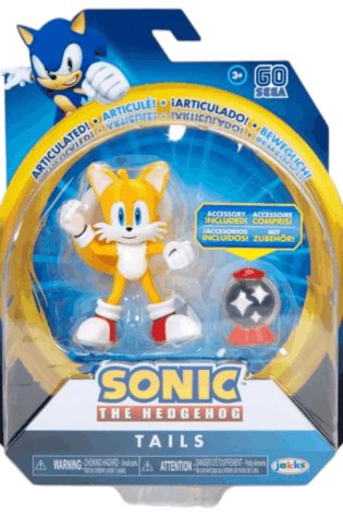 Sonic Muñeco Figura Articulada 10cms Tails