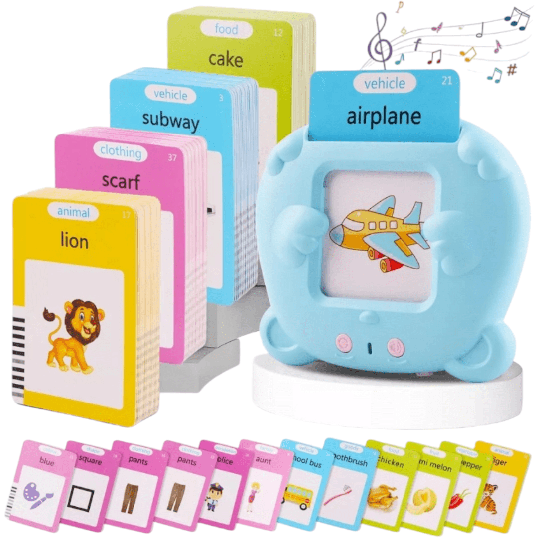 Juguete Bilingüe Parlante con Tarjetas Flash Recargable Educativo Didáctico