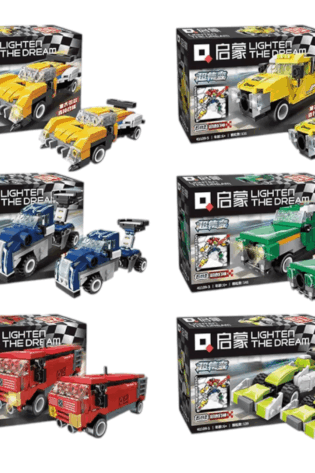 Bloques para Armar Vehículo 130 Piezas 6 Modelos Diferentes Qman 41109 Precio Unitario