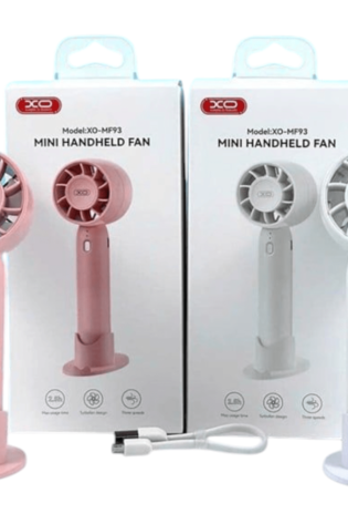 Ventilador de Mano Inalámbrico Abanico Recargable XO-MF93