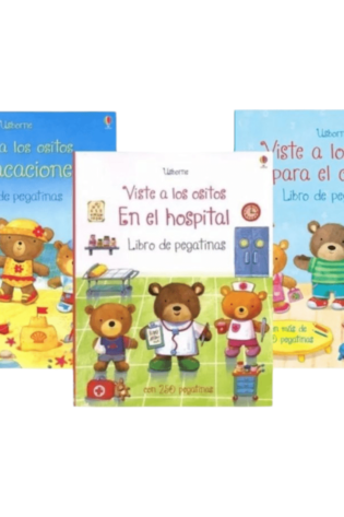 Viste a los Ositos - Libro de 200 Stickers