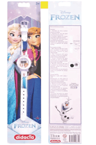 Reloj Digital Infantil Frozen Didacta