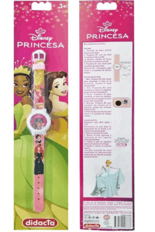 Reloj Digital Infantil Princesas Didacta