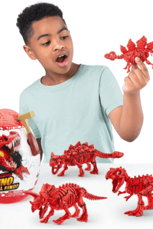 Robo Alive Huevo Dinosaurio Fósil Lava Volcano con Sorpresas Grande