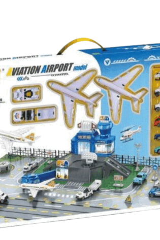 Playset Aeropuerto Completo Aviones y Vehículos