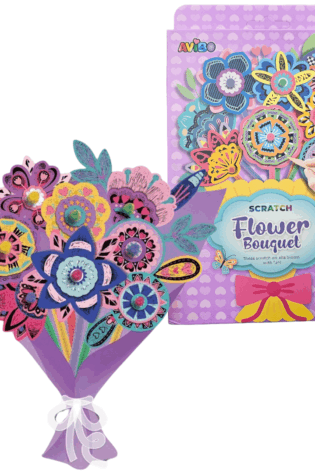 Kit de Arte Ramo de Flores Manualidades +6 años