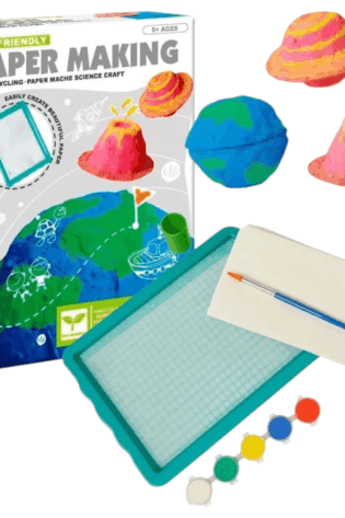 Fábrica de Papel Kit para Aprender a Reciclar