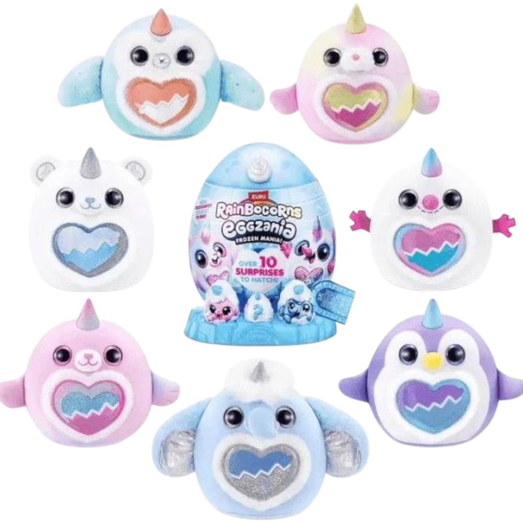 Rainbocorns Eggzania Frozen Mania Huevo Sopresa Peluches - Imagen 2
