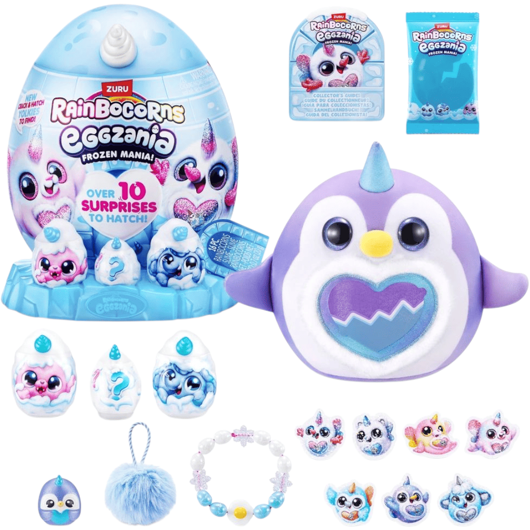 Rainbocorns Eggzania Frozen Mania Huevo Sopresa Peluches - Imagen 3