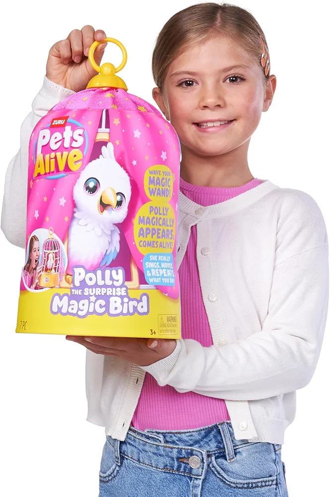 Pets Alive Polly el Pájaro Mágico - Aparece y Desaparece, Canta, Habla y se Mueve! - Imagen 4