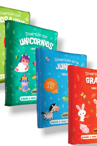 Libro de Tela para Bebe Plumitas
