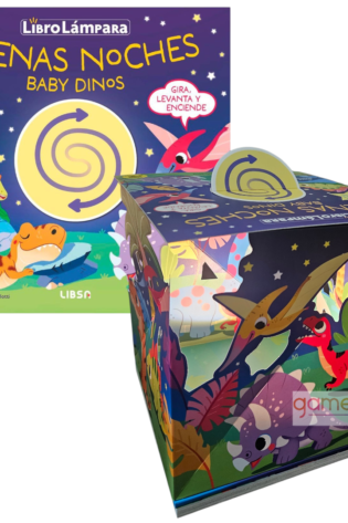 Libro Veladora Buenas Noches Baby Dinos Recargable