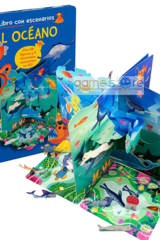 Libro Escenario 3D Océano