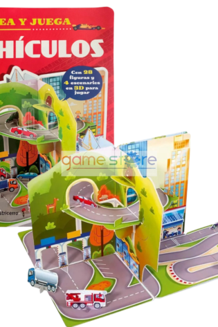 Libro Escenario 3D Vehículos