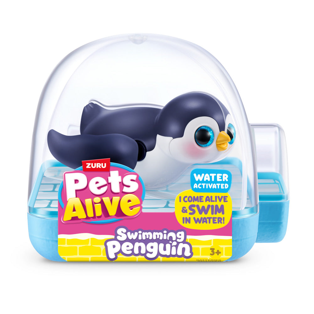 Pets Alive Pingüino Nadador Robotico Activado con el Agua - Imagen 2
